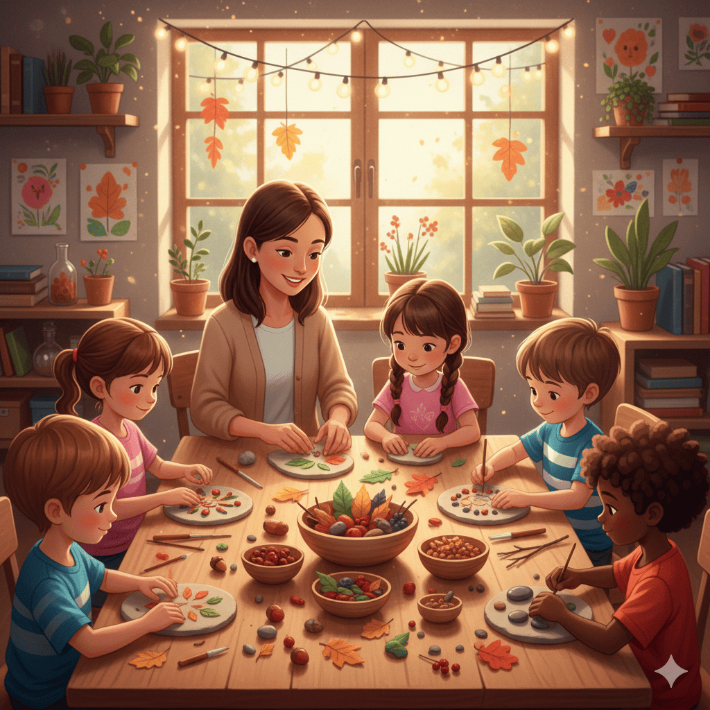 Təbii materiallarla əl işləri