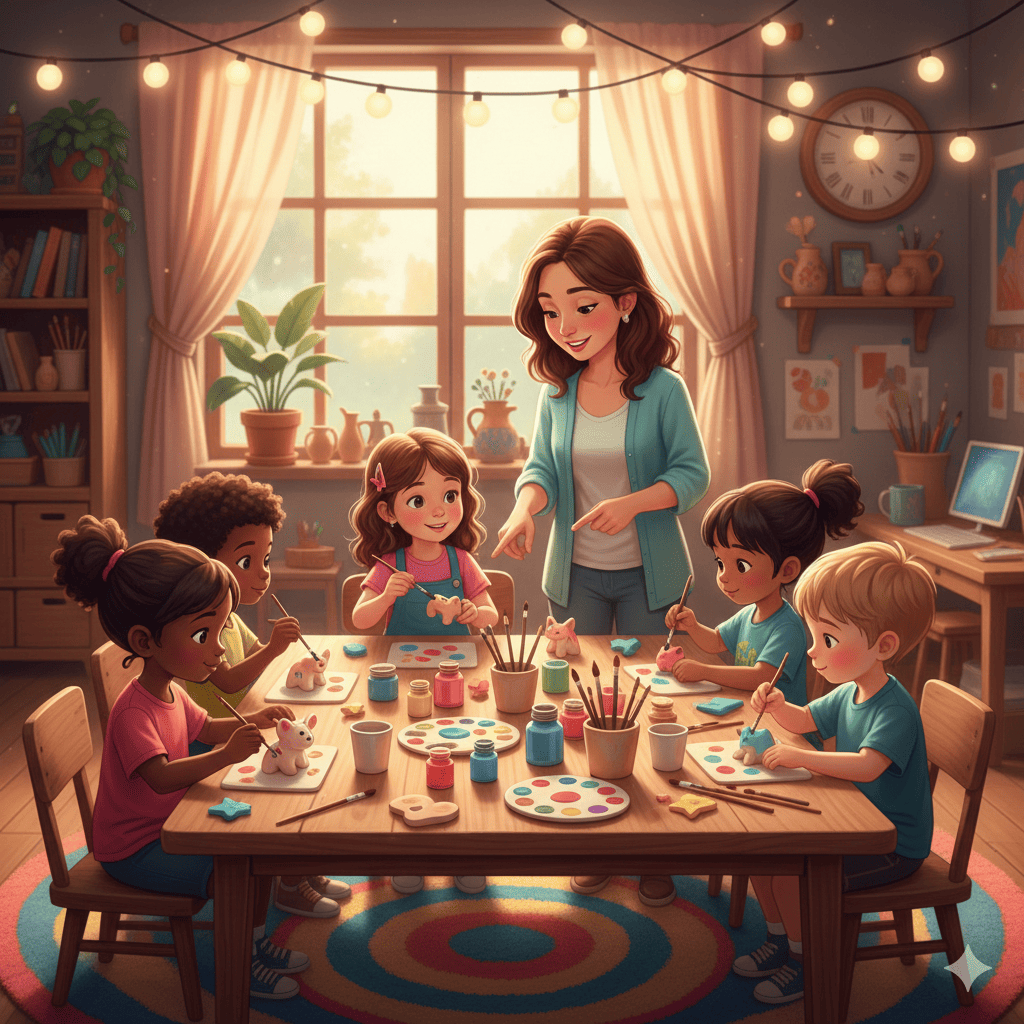 Keramika üzərində rəsm