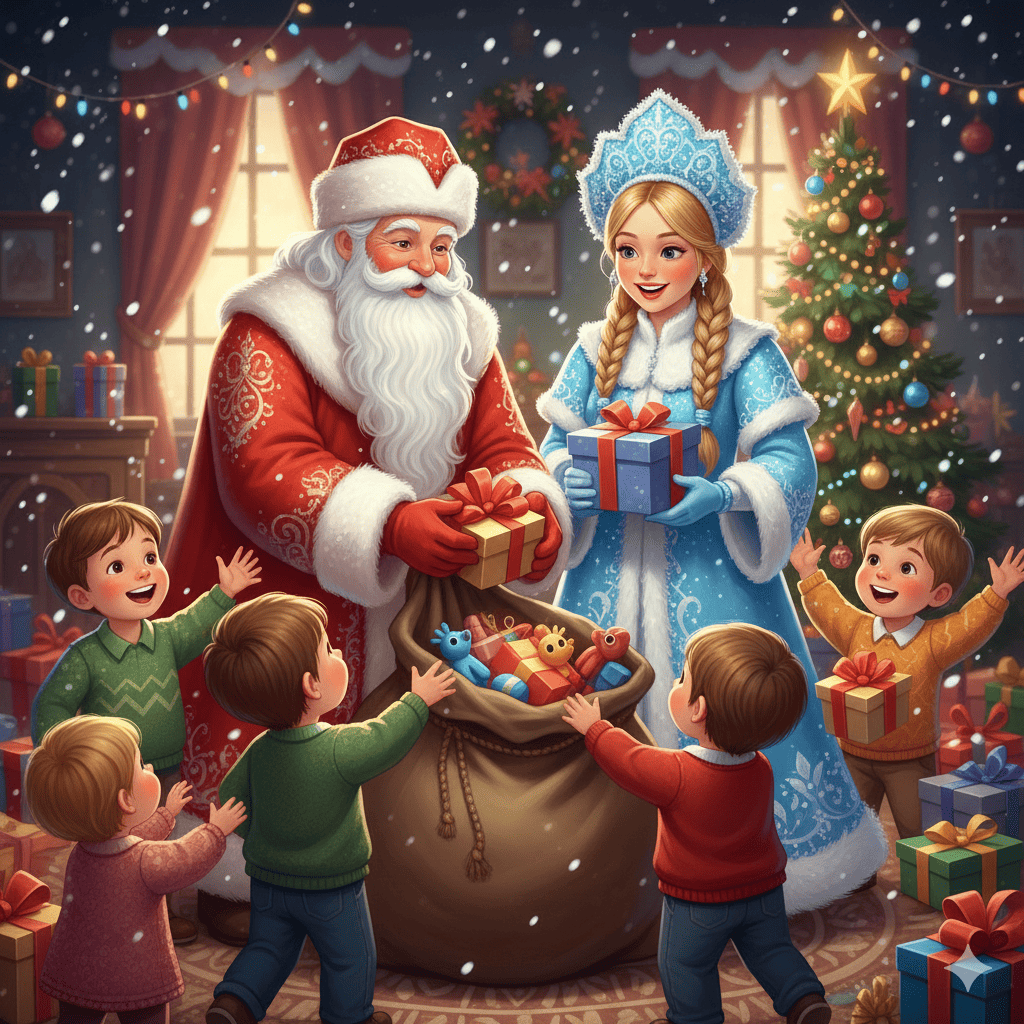 Şaxta Baba və Qar Qız Gəlir!