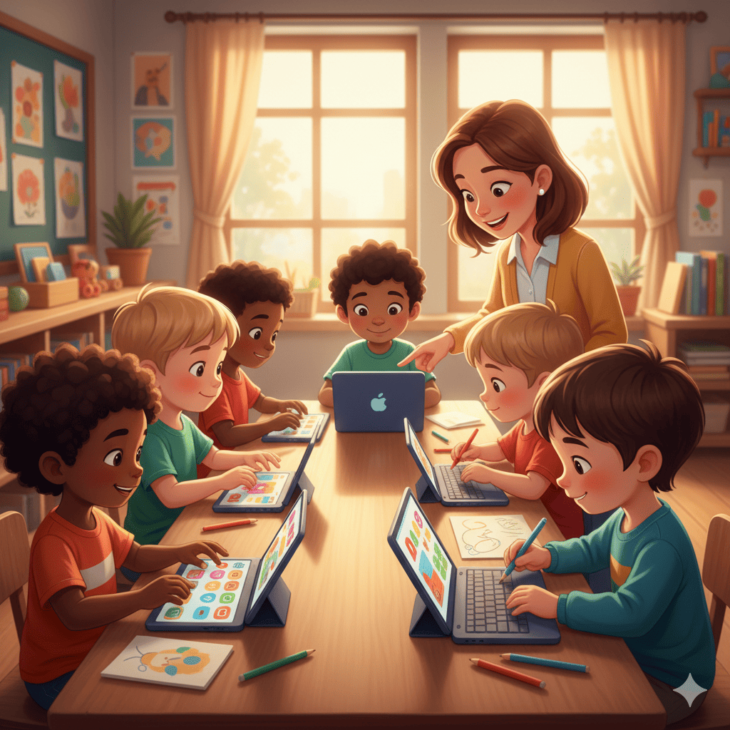 Uşaqlarda Rəqəmsal Bacarıqların İnkişafı və Təhsil Oyunları